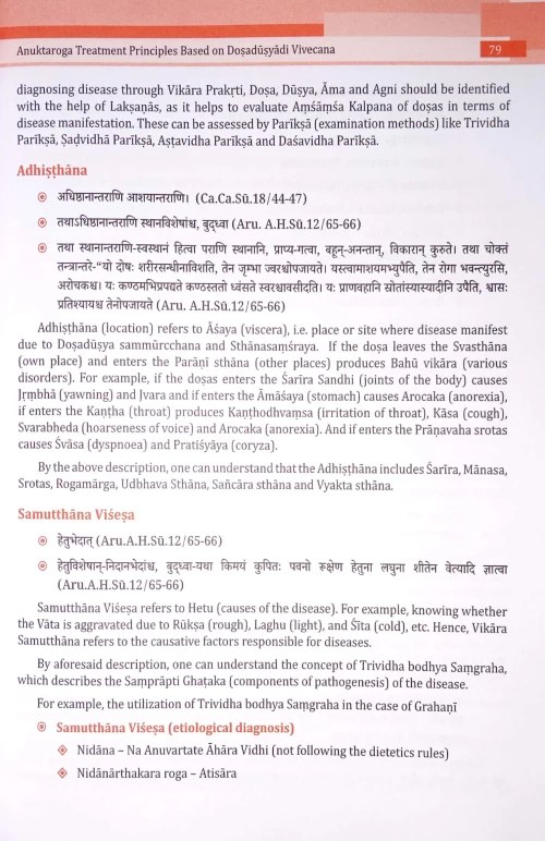 The Compendium of Kayachikitsa Term 1-2